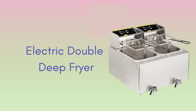 Hotel & Restaurents Kitchen Equipment - Electric Double Deep Fryer